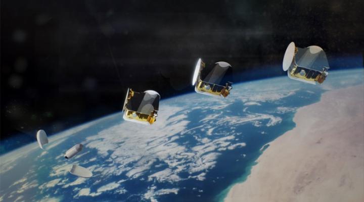 3 satelity OneSat (fot. Airbus)