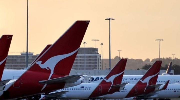 Flota samolotów należaca do linii Qantas, fot. ABC