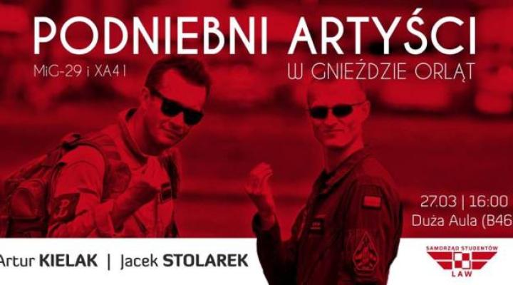 Xtreme Sky Force – Artur Kielak i Jacek Stolarek w LAW (fot. Samorząd Studentów LAW)