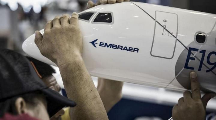 Model samolotu Embraera, fot. rp.pl