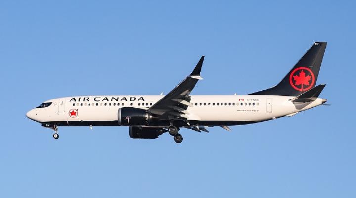 B737 MAX należący do linii Air Canada, fot. simpleflying