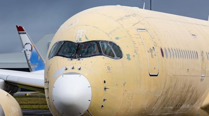 A350 A7-ALL Qatar Airways, fot. twitter