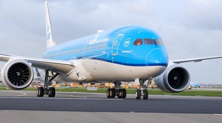 B787 należacy do linii KLM, fot. youtube