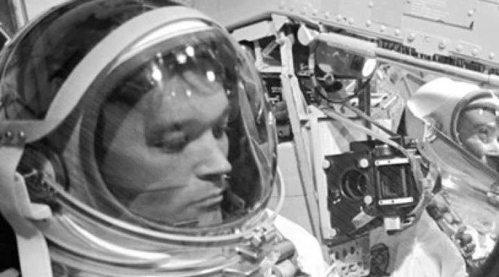 Michael Collins, amerykański kosmonauta, fot. Hackaday