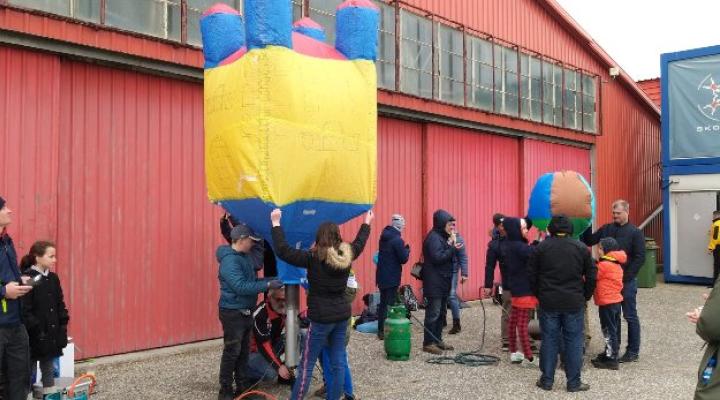 Mistrzostwa Polski modeli balonów na ogrzane powietrze we Włocławku (fot. Aeroklub Włocławski)