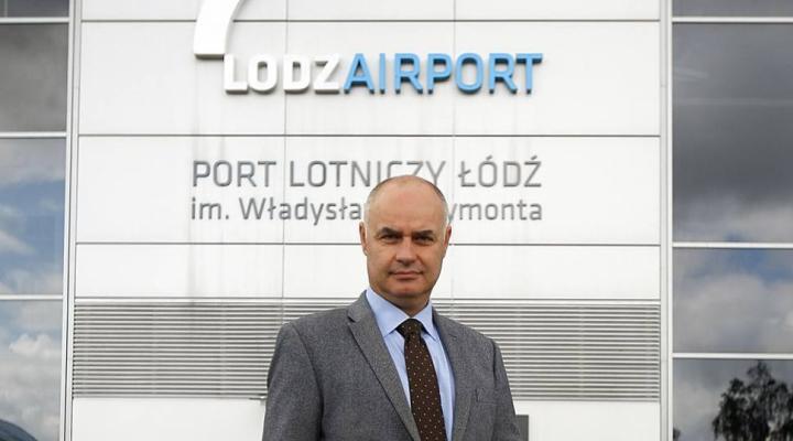 Tomasz Szymczak, prezes lotniska w Łodzi