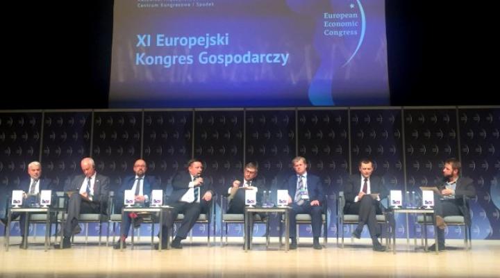 PAŻP o dronach i CPK podczas XI Europejskiego Kongresu Gospodarczego w Katowicach (fot. PAŻP)