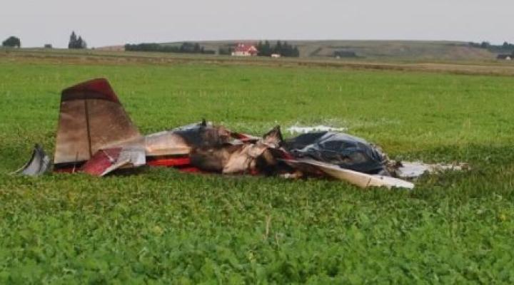 Wypadek samolotu Van RV-6A koło Krosna