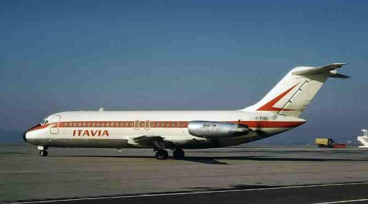 DC-9 należący do linii Itavia, który rozbił się w 1980 r.