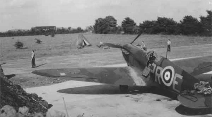 Spitfire należący do Dywizjonu 609