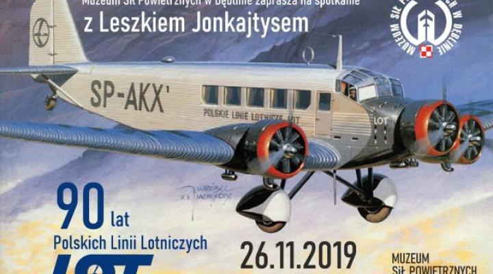 90 lat Polskich Linii Lotniczych LOT - spotkanie z Leszkiem Jonkajtysem (fot. muzeumsp.pl)
