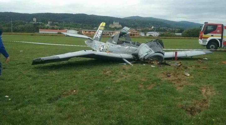 Wypadek samolotu na Słowacji