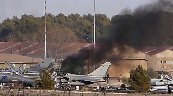 Wypadek greckiego F-16 w Hiszpanii