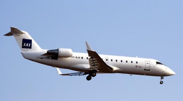 Bombardier CRJ-200ER należący do SAS