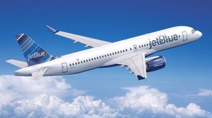 A220-300 linii JetBlue (fot. Airbus)