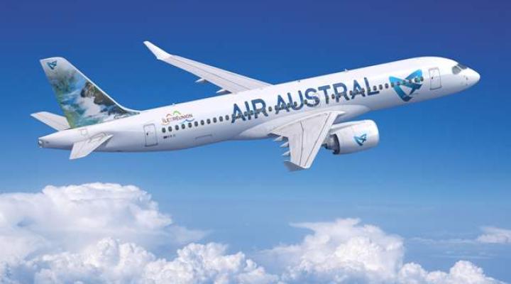 A220-300 w barwach Air Austral (fot. Airbus)