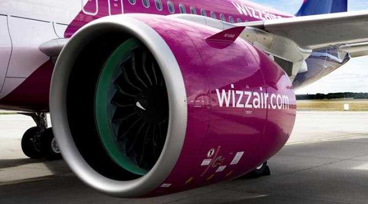 A320 neo należący do Wizz Air - silnik z bliska (fot. Wizz Air)