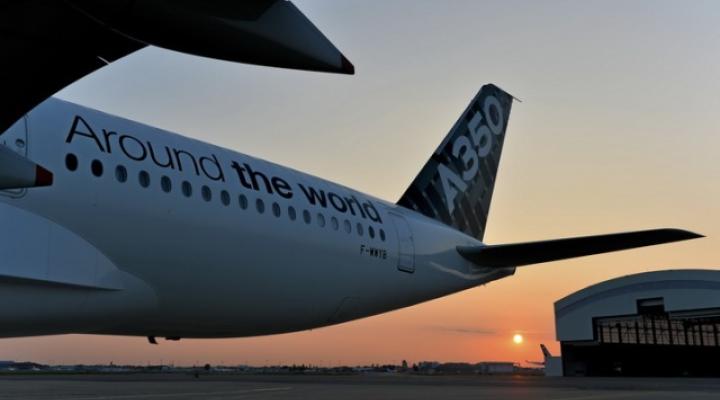 Światowe tournée A350 XWB: podczas ostatniego etapu certyfikacji samolot odwiedzi 14 miast