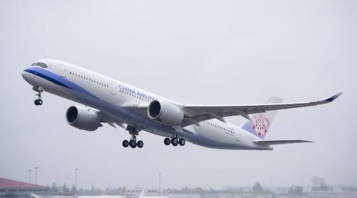 A350XWB należący do China Airlines, fot. Airbus