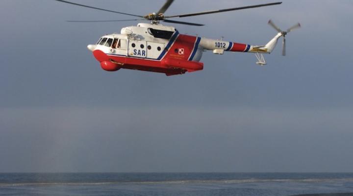 Akcja ratownicza na Bałtyku. (fot. Archiwum Marynarki Wojennej)