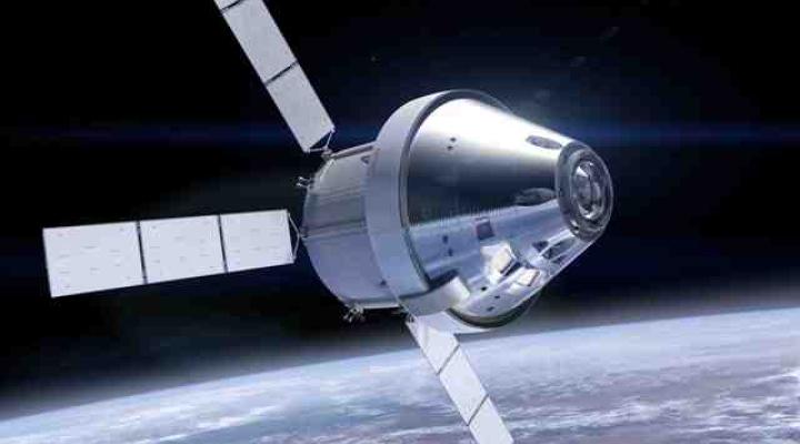 Moduł serwisowy dla załogowego statku kosmicznego Orion budowanego przez NASA (fot. airbusdefenceandspace.com)
