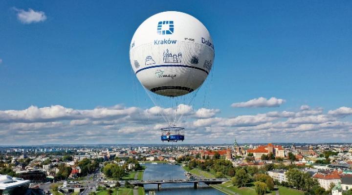 Balon widokowy nad Krakowem (fot. balonwidokowy.pl)