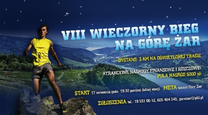 VIII Wieczorny Bieg na Górę Żar (fot. pkl.pl)