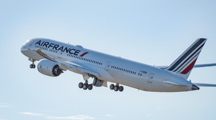 Boeing 787-9 Dreamliner Air France w locie (fot. Air France)