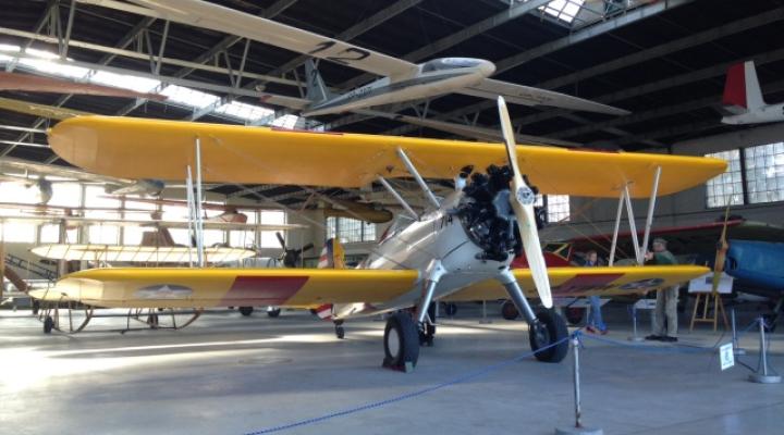 Boeing Stearman SP-YWW w Muzeum Lotnictwa w Krakowie