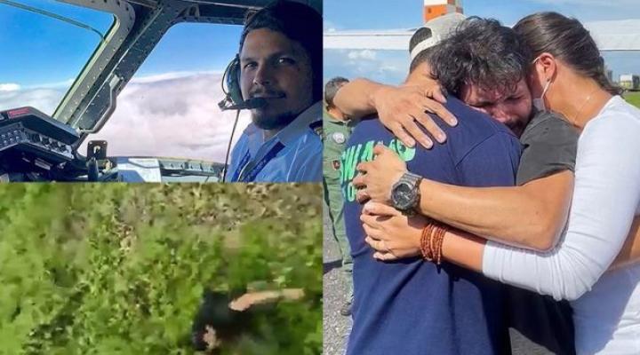Brazylijski pilot Antonio Sena przeżył 36 dni w amazońskim lesie po wypadku samolotowym (fot. nouvelles-du-monde.com)