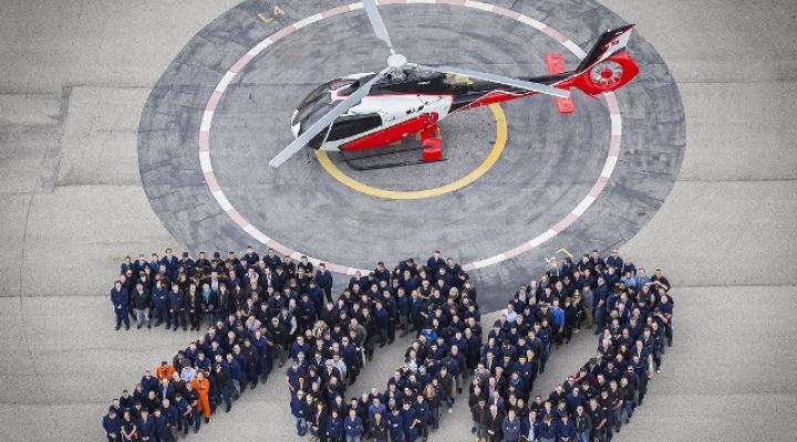 Airbus Helicopters zaprezentował siedemsetny H130 (fot. Airbus Helicopters)