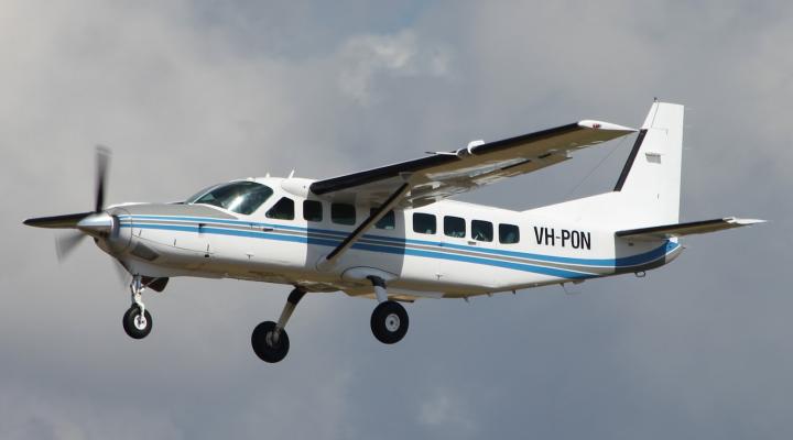Cessna 208B podobna do tej, która zaginęła w Meksyku