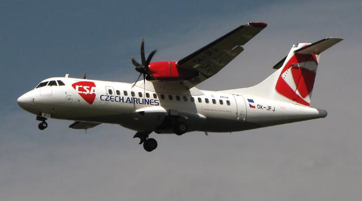 ATR 42-500 linii Czech Airlines