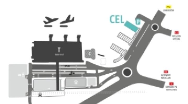 Centrum Edukacji Lotniczej - mapka
