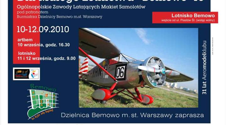 Dni Małego Lotnictwa - Bemowow '10 (plakat)