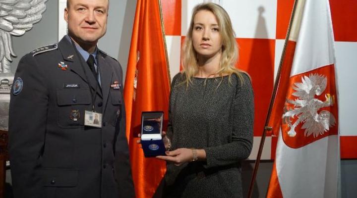 Odznaka SPSP przekazana do kolekcji Muzeum Sił Powietrznych w Dęblinie (fot. muzeumsp.pl)