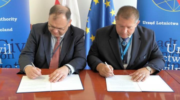 ULC podpisał porozumienie z PAŻP o współpracy w zakresie zdarzeń lotniczych (fot. ULC)