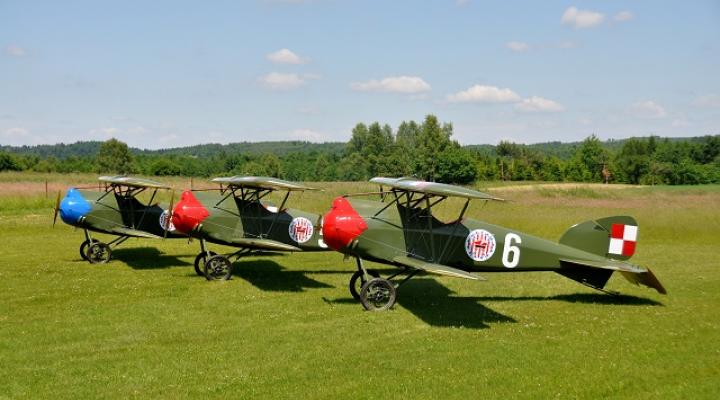 Repliki samolotów Albatros Oeffag DIII oblatane w Starej Wsi, fot. Kazimierz Barański
