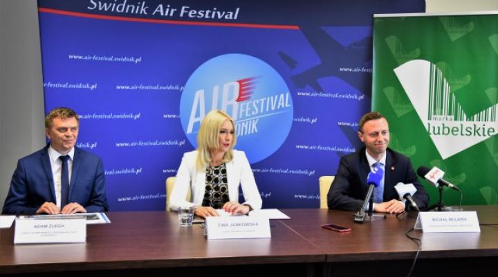 Konferencja prasowa podsumowująca przygotowania do Świdnik Air Festival (fot. MOK Świdnik)