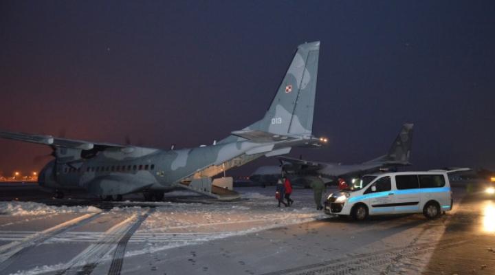 CASA C-295M o nr 013 podczas Akcji Serce (fot. kpt. Maciej Nojek)