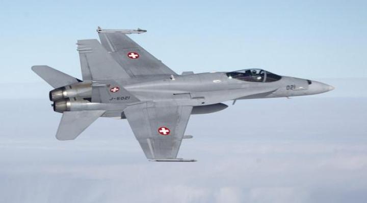 F-18 należący do Sił Powietrznych Szwajcarii