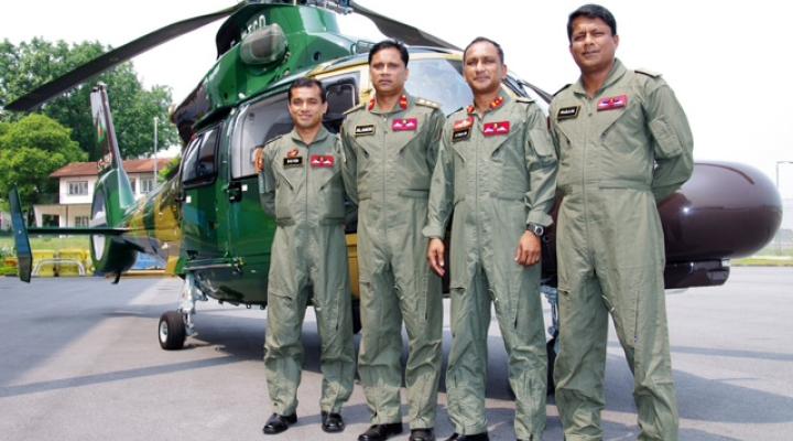 Eurocopter AS365 N3+ Dauphin w służbie wojsk lądowych Bangladeszu