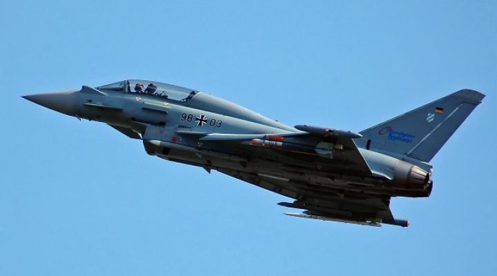 Eurofighter Typhoon należący do Luftwaffe (fot. Kogo/CC BY-SA 3.0/Wikimedia Commons)