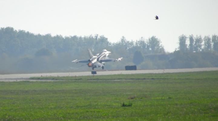 F-16 - start (fot. mł. chor. Dariusz Kaczmarek)