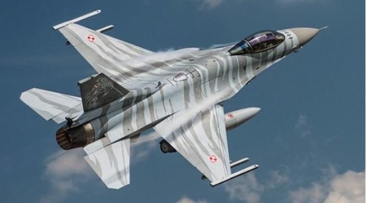 F-16 z 31. Bazy Lotnictwa Taktycznego w Poznaniu-Krzesinach (fot. Piotr Łysakowski)