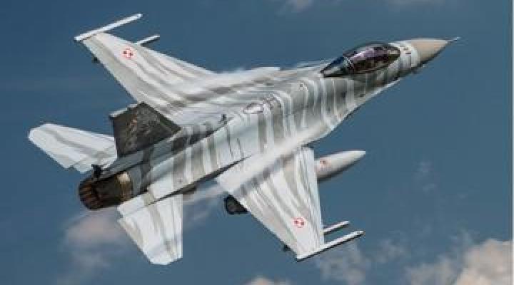 F-16 z 31. Bazy Lotnictwa Taktycznego w Poznaniu-Krzesinach (fot. Piotr Łysakowski) 