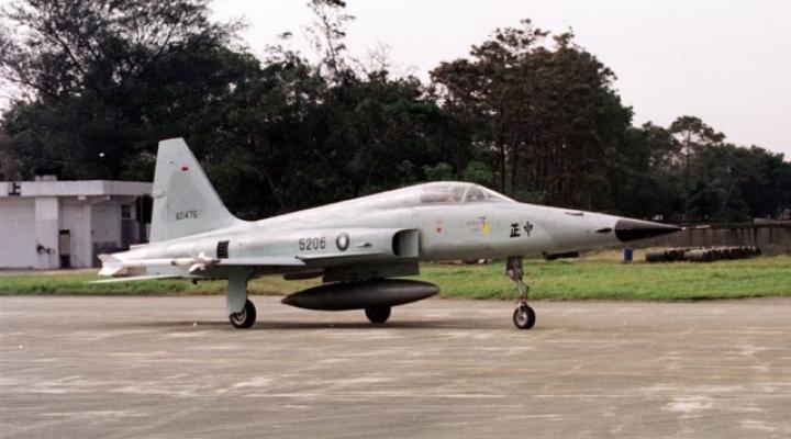 F-5E sił powietrznych Tajwanu (fot. CNA)