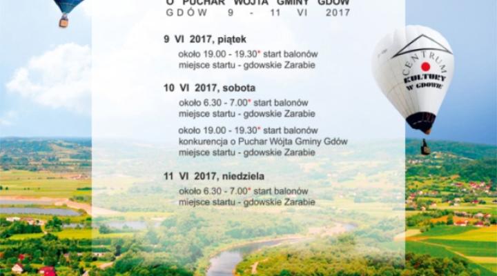 2 Festiwal Balonowy o Puchar Wójta Gminy Gdów (fot. aeroklubkrakowski.pl)