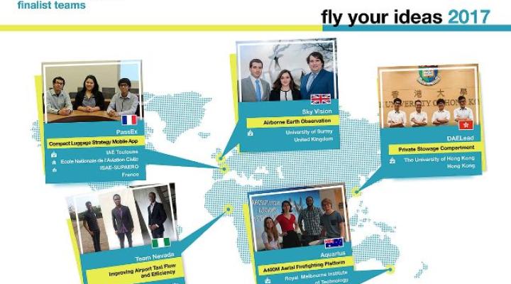 Airbus wybrał finalistów konkursu Fly Your Ideas 2017 (Pomysły z polotem) (fot. Airbus)