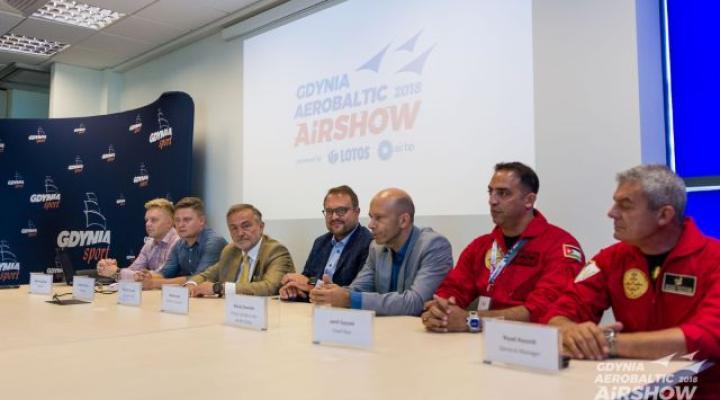 Konferencja prasowa poświęcona Gdynia Aerobaltic 2018 (fot. Aeropact)